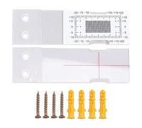 Strumento per la misurazione degli spazi, monitor delle crepe, calibro di precisione in acrilico, per il rilevamento e la misurazione delle crepe nelle pareti degli edifici, con