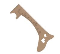 Strumento per la misurazione delle sopracciglia: guida per eyeliner in silicone morbido | Strumento di trucco rapido per gli occhi per modellare le sopracciglia e disegnare linee perfette per le