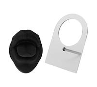 Strumento per la pratica della puntura della lingua, modello di bocca in silicone con simulazione 3D, set di strumenti per la visualizzazione delle unghie della lingua (Nera)