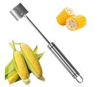 Strumento per la preparazione del mais, in acciaio inossidabile per ingranare il mais decorticato, accessorio per lo chef per la preparazione degli alimenti e della cucina e della casa, grigliata