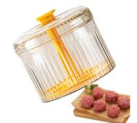 Strumento per la produzione di polpette, Macchina per polpette traslucida | Strumento di produzione manuale per 5 polpette | Strumento di stampaggio per presse per polpette di carne
