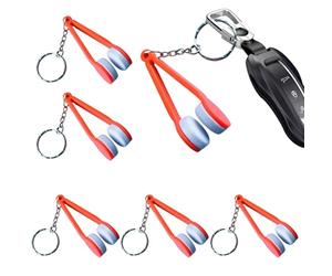 Strumento per la pulizia degli occhiali da sole, ciottoli per occhiali da sole Eraser | Piccola impronta digitale Eraser 6 pezzi Spettacoli Cleaner con portachiavi, per occhiali portatili
