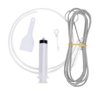 Strumento per la pulizia del frigorifero, strumento di rimozione dei fori di scarico, kit di dragaggio per frigorifero, set di spazzole per intasamento per uso in cucina, accessorio per la