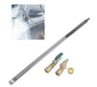 Strumento per la pulizia del radiatore dell'auto, kit pulitore per serbatoio d'acqua e condensatore senza smontaggio con palo in acciaio da 60 cm e collegamento rapido