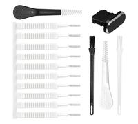 Strumento per la pulizia della porta del telefono, kit elettronico per la pulizia della porta di ricarica, set da 15 pezzi, robusto kit di pulizia, per la pulizia portatili per telefoni