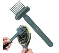 Strumento per la pulizia della spazzola per capelli, spazzola per la pulizia dei pettini, 2 in 1, per la pulizia per rimuovere i nodi da viaggio, casa, salone, mobili, uomini e