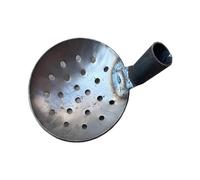 Strumento per la pulizia delle fogne, cucchiaio per la pulizia del metallo, cucchiaio per fognature, pozzi, scarichi, colino in acciaio da 20 cm