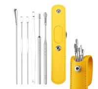 Strumento per la pulizia delle orecchie, Kit per la rimozione del cerume per le orecchie da 6 pezzi, Detergente per cerume, set di strumenti per la pulizia per bambini, adulti