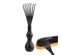 Strumento per la pulizia delle spazzole per capelli, manico rotondo, multiuso, per la pulizia delle spazzole, per la manutenzione di spazzole e pettini ondulati