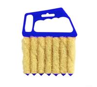 Strumento per la pulizia delle tende in microfibra con design staccabile per una spolverata efficiente dell'otturatore veneziano e della feritoia (blu)