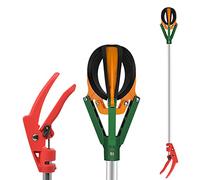 Strumento per la Raccolta della Frutta, Asta di Prolunga in Lega di Alluminio - Raccolta Morbida a Tre Griffe, Raccolta delle Mele (1,5 m, Lunghezza 5 Piedi)