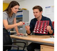 Strumento Per La Ricerca Della Dimensione Dei Bulloni - Misuratore Per Dadi E Bulloni Montabile A Parete, Dimensione Della Filettatura Portatile, Strumento Di Misurazione Di Precisione, Calibr