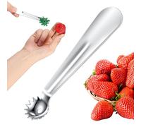 Strumento per la rimozione 'asta della fragola, strumento per il vuoto-fresa | Strumento per la rimozione 'asta in acciaio inossidabile alla fragola - Rimozione del gambo di portatile