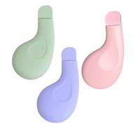 Strumento per la Rimozione dei Punti Neri,3 Pcs Spatola per la Pulizia Profonda Della Pelle e Rimozione Punti Neri,Raschietto per Naso per la Pulizia dei Pori,per Detergere e Purificare i Po3