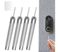 Strumento per la rimozione del campanello ad anello, 8 pezzi, strumento per campanello, anello campanello, portachiavi, cacciavite compatibile con Nest Video Blink Google Nest Eufy Video