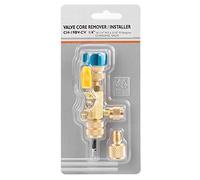 Strumento per la rimozione del nucleo della valvola, CH - 19BV - CV Dual Size R22(1/4") R410(5/16") Installatore di porte, Estrattore del nucleo della valvola in ottone ad alta