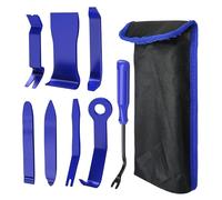 Strumento per la rimozione del rivestimento dell'auto da 8 pezzi con custodia da 1 pezzo, strumento per la rimozione del rivestimento in plastica, kit di strumenti per la rimozione del rivestimento