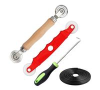 Strumento per la rimozione del rullo dello schermo dello schermo Spline Roller Hook 4 in 1 Set di riparazione per porte e finestre
