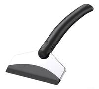 Strumento per la rimozione della neve dell'auto con asta telescopica regolabile e testina rotante a 360 gradi, design 3 in 1 per la pulizia invernale (E)