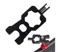 Strumento per la rimozione della valvola del pneumatico: in lega di alluminio per una sostituzione efficiente del nucleo, attrezzatura compatta con manico antiscivolo per meccanici, ciclisti, officina