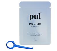 Strumento per la rimozione dell'allineatore PUL - Blu | Gancio sicuro e igienico per Invisalign e fermi | Design delicato senza BPA per l'uso quotidiano | Confezione da 1