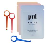 Strumento per la rimozione dell'allineatore PUL | Gancio sicuro e igienico per Invisalign e fermi | Design delicato senza BPA per l'uso quotidiano | Confezione da 3