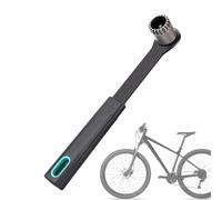 Strumento per la rimozione di cassette con manico lungo per biciclette, presa di rimozione del volano, impugnatura antiscivolo, strumento di rimozione ruota libera per bici da strada e mountain bike