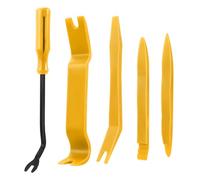 Strumento per la rimozione di finiture per auto, kit di 5 strumenti a leva per auto, set di rimozione con clip per pannello porta finestra, installatore in plastica per cruscotto radio, audio,