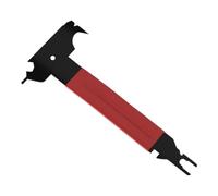 Strumento per la rimozione di pannelli delle porte, manico in acciaio - Strumento per la rimozione di rivestimenti auto - per camion rimorchio trattore carrozzeria interni parti di riparazione tappeto