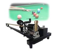 Strumento per la riparazione della stecca da biliardo, 7 in 1, macchina per la riparazione della stecca da biliardo, con morsetto per raddrizzare le mazze, accessori essenziali per la manutenzione