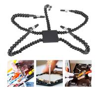 Strumento per la Saldatura di Terza Mano Che Aiuta le Mani Artigianali di Gioielli PCB con Braccia Flessibili e Cuscinetti di Gomma per Modellazione, Riparazioni e Hobby