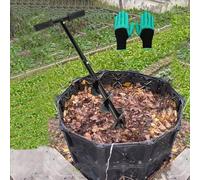 Strumento per la tornitura del compost, strumento per mescolare il compost, aeratore per compostaggio e sacchetti