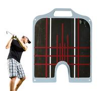 Strumento per l'allenamento a specchio, specchio da golf | Allenatore per esercizi in acrilico | Strumento per lo specchio di allineamento portatile per esercizi interni ed esterni