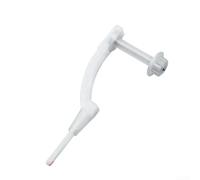 Strumento per legare le mosche per capelli per impilatore e guida avvolgitore mosche, dispositivo di avvolgimento del filo per creare punte uniformi sui mosche (Avvolgitore mosche bianco)