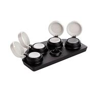 Strumento per L'immersione Dell'olio Dell'orologio Oliatore Durevole a 4 Piatti con Coperchio per la Riparazione Dell'orologio; Accessorio Professionale per il Servizio di Riparazione di