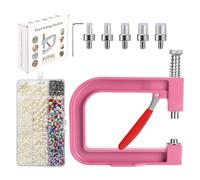 Strumento per l'impostazione delle perle, macchina manuale per perline, rivetto applicatore, fatto a mano, per la creazione di gioielli, abbigliamento, decorazione, cappelli, borse, feste