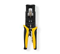 Strumento per l'installazione del Cavo dell'antenna - Pinza a crimpare - Giallo/Nero - ABS/Acciaio