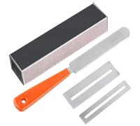 Strumento per liutaio per chitarra, barra di livellamento dei tasti, 15 cm, in carta vetrata, strumento per levigatura