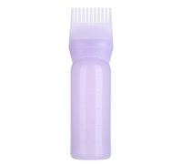 Strumento per Lo Styling della Spazzola del Pettine della Pompa dell'erogatore della Pompa di Colore dei Capelli per la Bottiglia della radice del Salone(Purple)