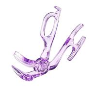 Strumento per lo styling delle ciglia senza cornice, portatile, con pettine | Piegaciglia con cuscinetto in silicone sostituibile, per bellezza, sopracciglia, donne, viaggi, trucco e uso quotidiano
