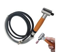 Strumento per lucidare matite, Micro smerigliatrice pneumatica Angolo di 90 gradi Kit di accessori per utensili per lucidare matite Arancione, Micro smerigliatrice pneumatica