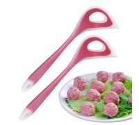 Strumento per macinare polpette,polpette in silicone - cucchiaio antiaderente per polpette di pesce, pratico strumento per la produzione di polpette