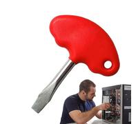 Strumento Per Maniglia T A Testa Piatta - Maniglia Per Cacciavite Robusta, Conduttore Manuale Di Precisione | Lama In Acciaio Di Grado Industriale, Maniglia Confortevole Per La Casa Del Meccanico