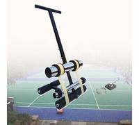 Strumento per marcatura del pavimento a spinta manuale, kit per campo da basket, macchina a nastro adesivo a spinta manuale con kit per disegnare cerchi, applicatore per pavimenti, kit per pickleball