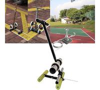 Strumento per marcatura del pavimento, per linee rette e cerchi, design a spinta manuale, ideale per piscine, magazzini, palestre e ospedali