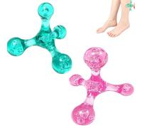 Strumento per massaggi,2 pezzi palla da massaggio e punto trigger,Manopole per massaggio,Massaggi Dei Punti Trigger Punti Trigger Automassaggio,per massaggio corpo,collo,Spalle,gambe