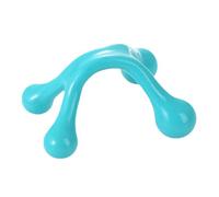 Strumento per massaggio a 4 punti, mini massaggiatore manuale portatile per schiena, strumento per massaggio manuale palmare, strumento per massaggio profondo dei tessuti profondi per schiena e collo,
