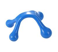 Strumento per massaggio a 4 punti, mini massaggiatore manuale portatile per schiena, strumento per massaggio manuale palmare, strumento per massaggio profondo dei tessuti profondi per schiena e collo,