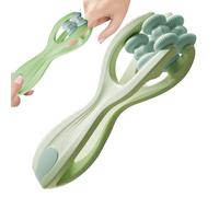 Strumento per massaggio a rullo per dita - Doppio rullo per terapia rilassante, massaggiatore per palmi e dita per sollievo comune, strumento di massaggio compatto per alleviare lo stress, terapia