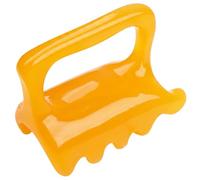 Strumento per massaggio dei punti di pressione, strumenti di rilascio della fascia a doppia a 8 denti per alleviare il dolore e lo stress di tutto il corpo, giallo